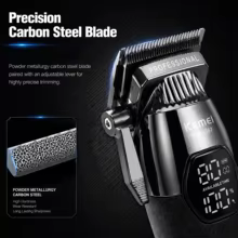 Máquina de Cortar Cabelo Profissional Kemei KM-1387 Thumbnail 3