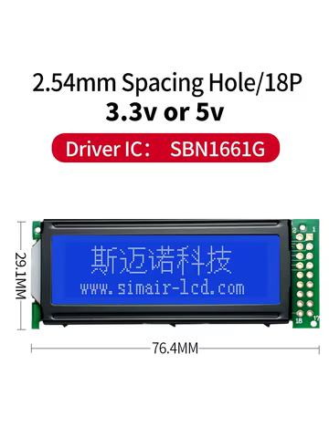 Módulo LCD Gráfico 122x32 STN