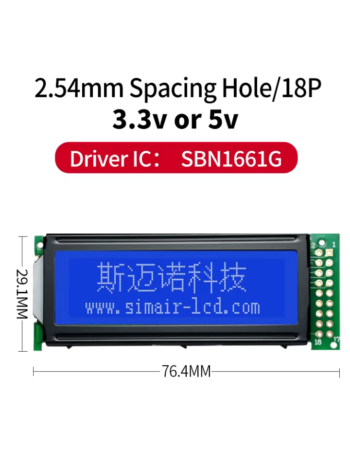 Módulo LCD Gráfico 122x32 STN