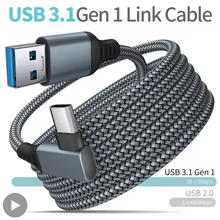 Cabo USB A para C Oculus Quest 2 Thumbnail 1