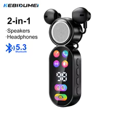 Fones Bluetooth 5.4 com Alto-falante KEBIDUMEI Thumbnail 1