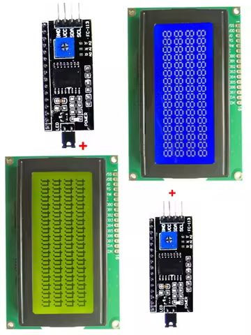 LCD 16x4 I2C HD44780 5V