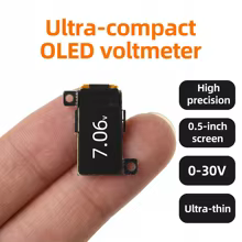 Mini Voltímetro Digital Ultrafino OLED Thumbnail 1