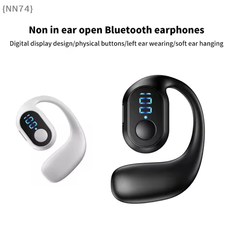 Fones de Ouvido Sem Fio com Display Digital