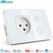Tomada Inteligente Zigbee com Interruptor Thumbnail 1