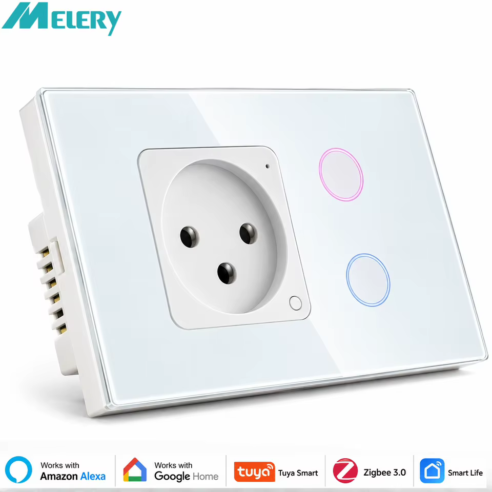 Tomada Inteligente Zigbee com Interruptor