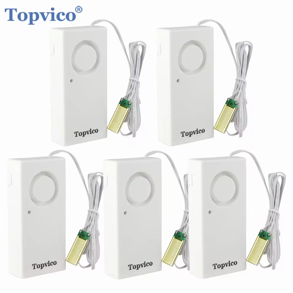 Detector de Vazamento de Água Topvico 120dB