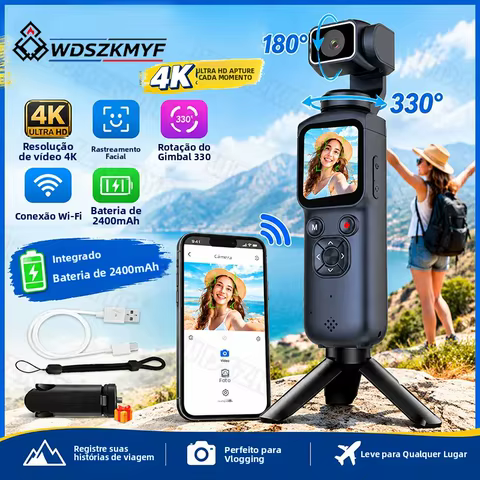 Câmera 4K com Rastreamento Facial