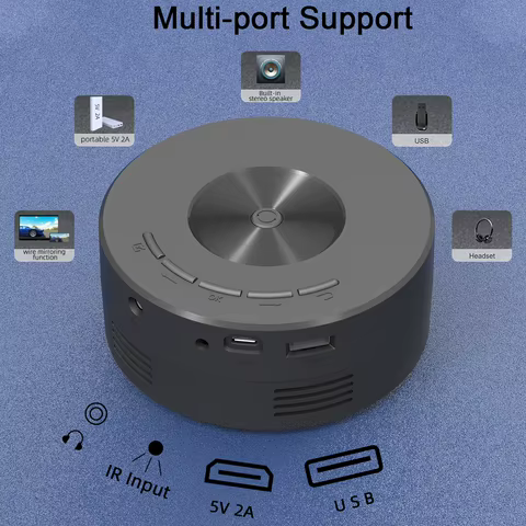 Mini Projetor YT200 HD