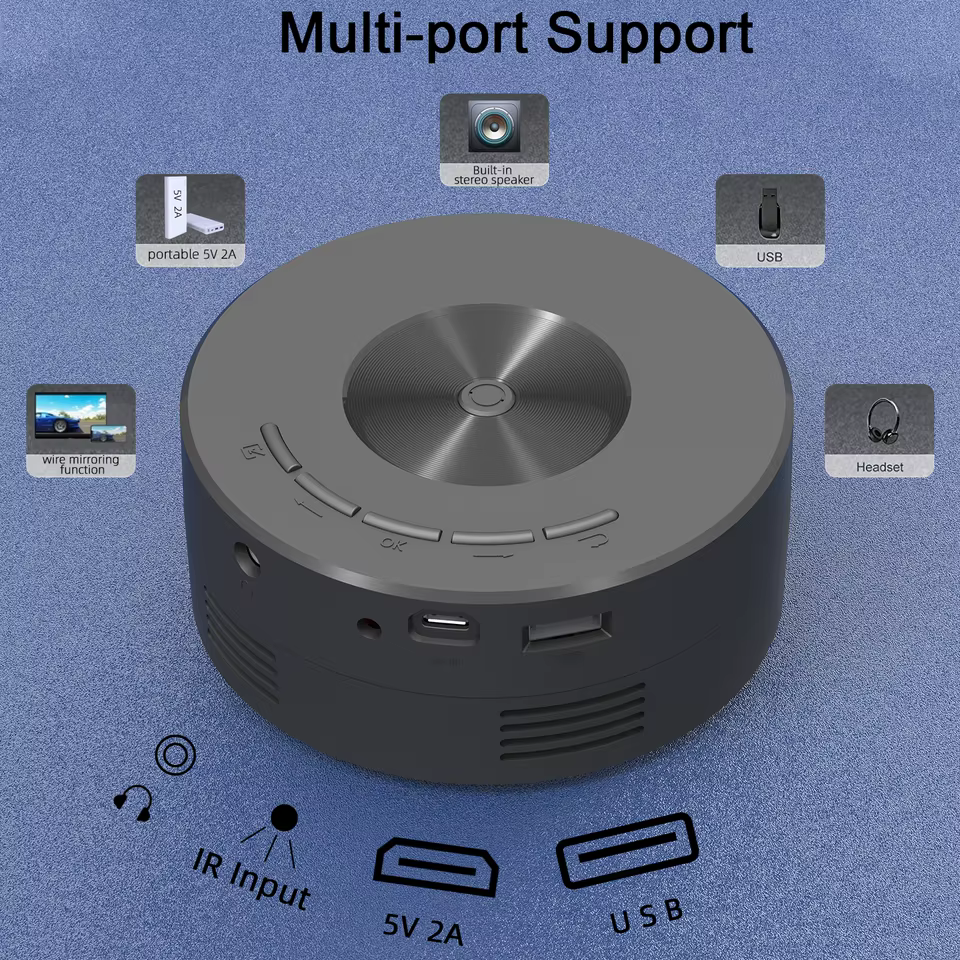 Mini Projetor YT200 HD