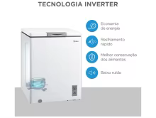 Freezer Horizontal Midea 142L Thumbnail 3