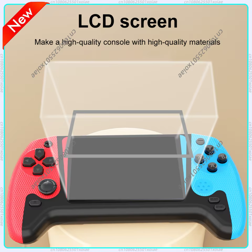 Console Retro Portátil 3.5" com 500 Jogos