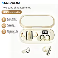 KEBIDUMEI Fones Bluetooth 6.0 TWS Thumbnail 2