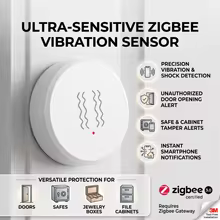 Sensor de Vibração Zigbee Tuya Thumbnail 1