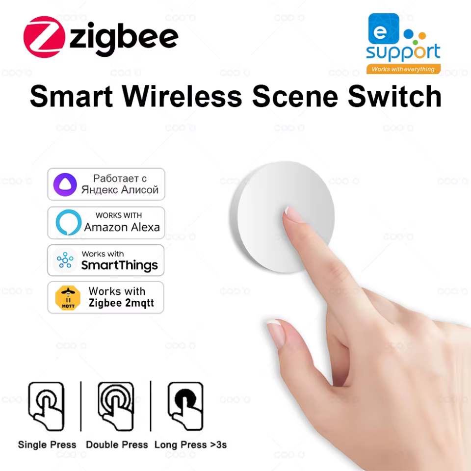 Interruptor Zigbee Sem Fio