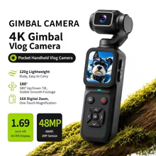 Câmera 4K de Bolso com Lente Flip e Gimbal Thumbnail 2