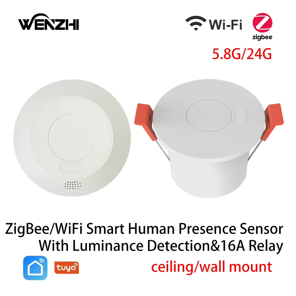 Sensor de Movimento ZigBee WiFi MmWave