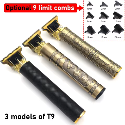 Aparador de Cabelo Profissional T9