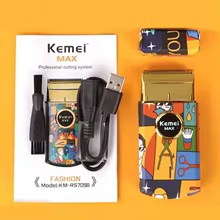 Kemei KM-RS7098 Mini Barbeador Portátil Thumbnail 5