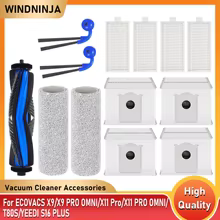 Kit Peças Reposição Robô Aspirador ECOVACS e Yeedi Thumbnail 1