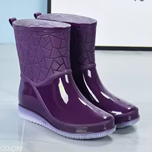 Botas de Chuva Mulher Impermeáveis Thumbnail 5