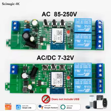 Relé Wi-Fi Tuya 2 Canais com RF 433MHz Thumbnail 2