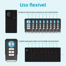 Alarme de Segurança Elecpow 110dB com Controle Remoto Thumbnail 4