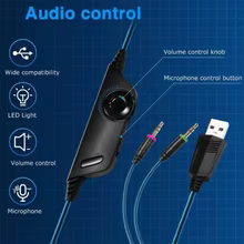Headset Gamer Over Ear com LED Thumbnail 5