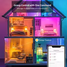 Lâmpada LED Inteligente Tuya RGB WiFi Bluetooth Thumbnail 6
