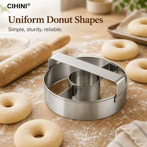 Cortador de Donuts Aço Inoxidável