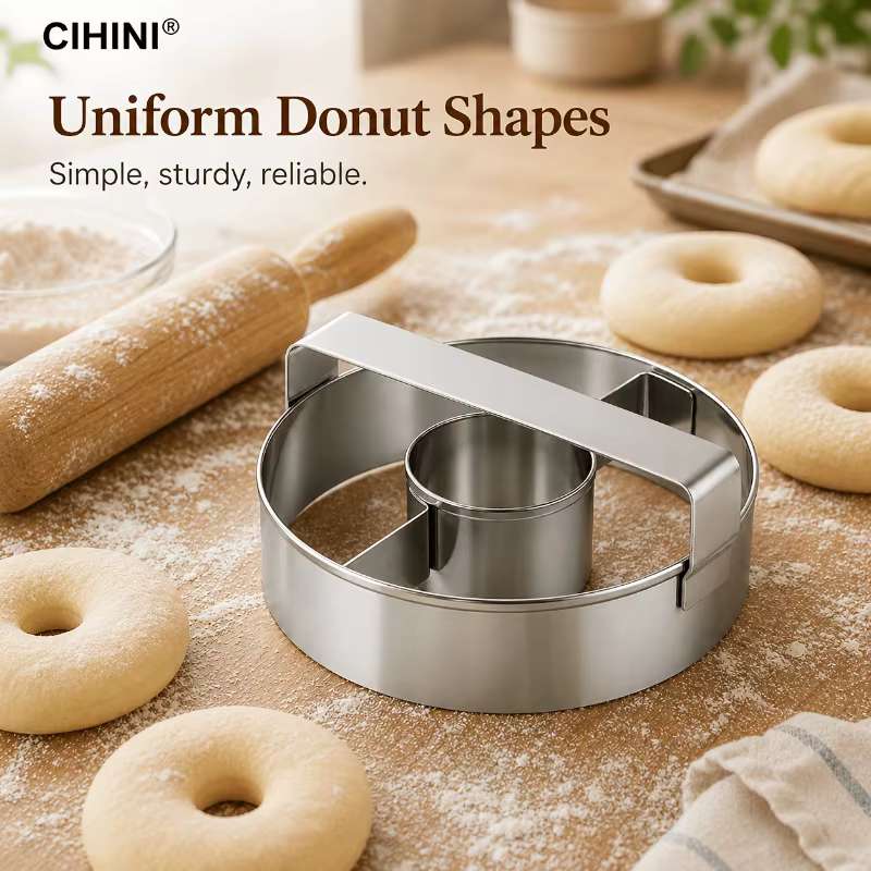 Cortador de Donuts Aço Inoxidável