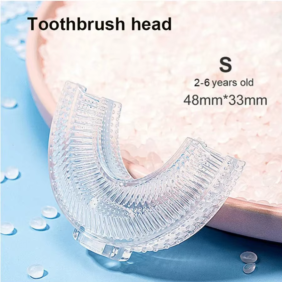 Cabeças de Escova Silicone U para Crianças