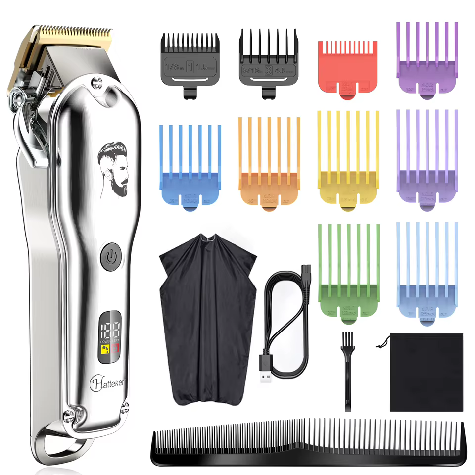 Aparador de Cabelo Profissional Sem Fio