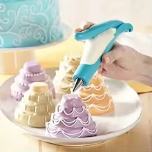 Kit Ferramentas Decoração Bolo Pistola Creme Thumbnail 5