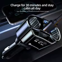 Carregador Carro USB PD 120W Display LED Thumbnail 5