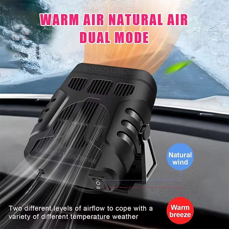 Aquecedor e Desembaçador Carro 2 em 1