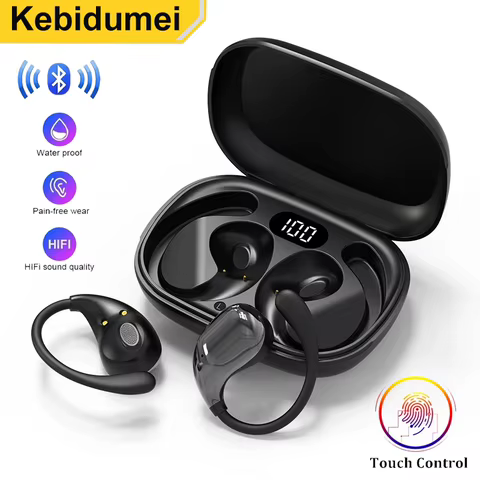 Fones Bluetooth 5.4 com Gancho