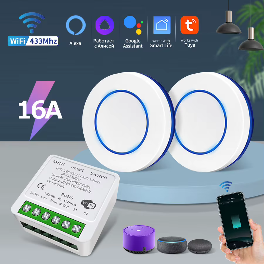 Interruptor Inteligente WiFi 433MHz