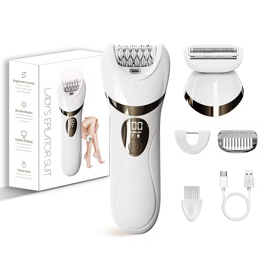 Epilador Feminino LED 2 em 1