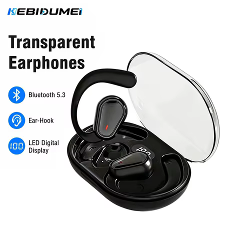 Fones Bluetooth 5.3 Gancho Orelha KEBIDUMEI