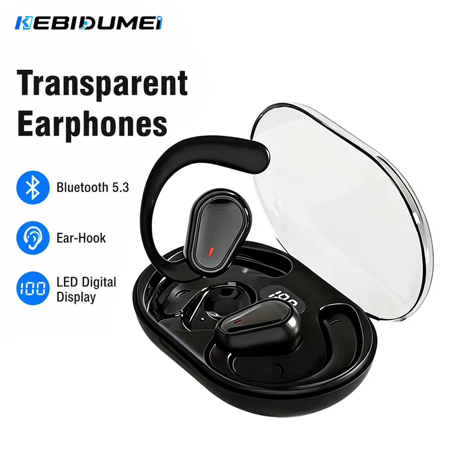 Fones Bluetooth 5.3 Gancho Orelha KEBIDUMEI