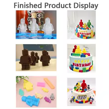 Molde de Silicone Robô Lego - Bolo e Doces Thumbnail 6