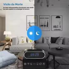 Câmera WiFi 4K Relógio com Visão Noturna Thumbnail 3