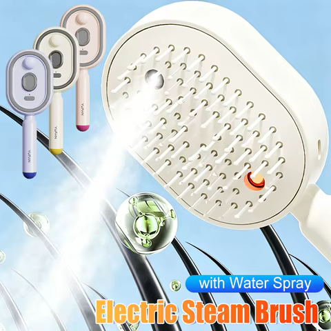 Escova de Cabelo a Vapor Portátil