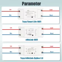 Interruptor Inteligente WiFi ZigBee 10A Thumbnail 5