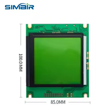 Módulo LCD WG160160B Tela Amarelo-Verde Thumbnail 2