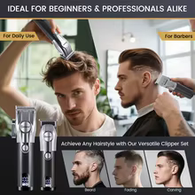 Kit de 2 Máquinas de Barba HATTEKER Thumbnail 4