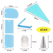 Kit Bicos Silicone Decoração Bolo Thumbnail 2