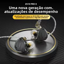 KZ ZS10 PRO X Fone Híbrido Thumbnail 2