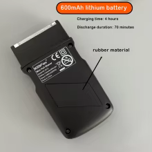 KF-6412 Barbeador Profissional Mini USB Thumbnail 5